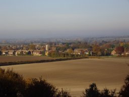 Village from afar